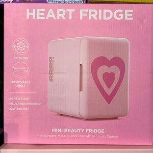 Valentines Heart mini fridge .